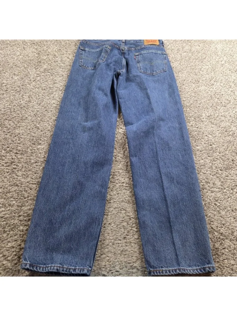 Levis 550 Jeans Mens 36x34 Relaxed Straight Dark Wash Retro Denim